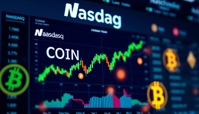 Nasdaq: COIN osakkeen hinta, analyysi ja ennusteet