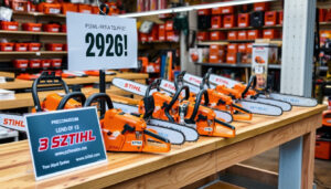 STIHL moottorisaha tarjous – parhaat mallit 2026