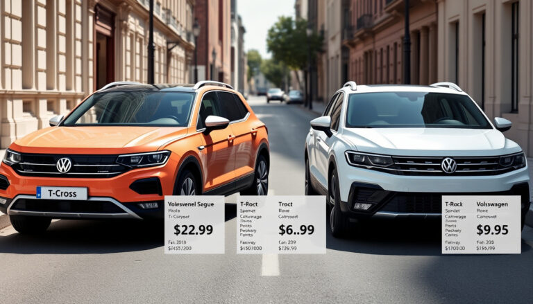 Volkswagen T-Cross vs T-Roc: koko, hinta ja tekniset tiedot